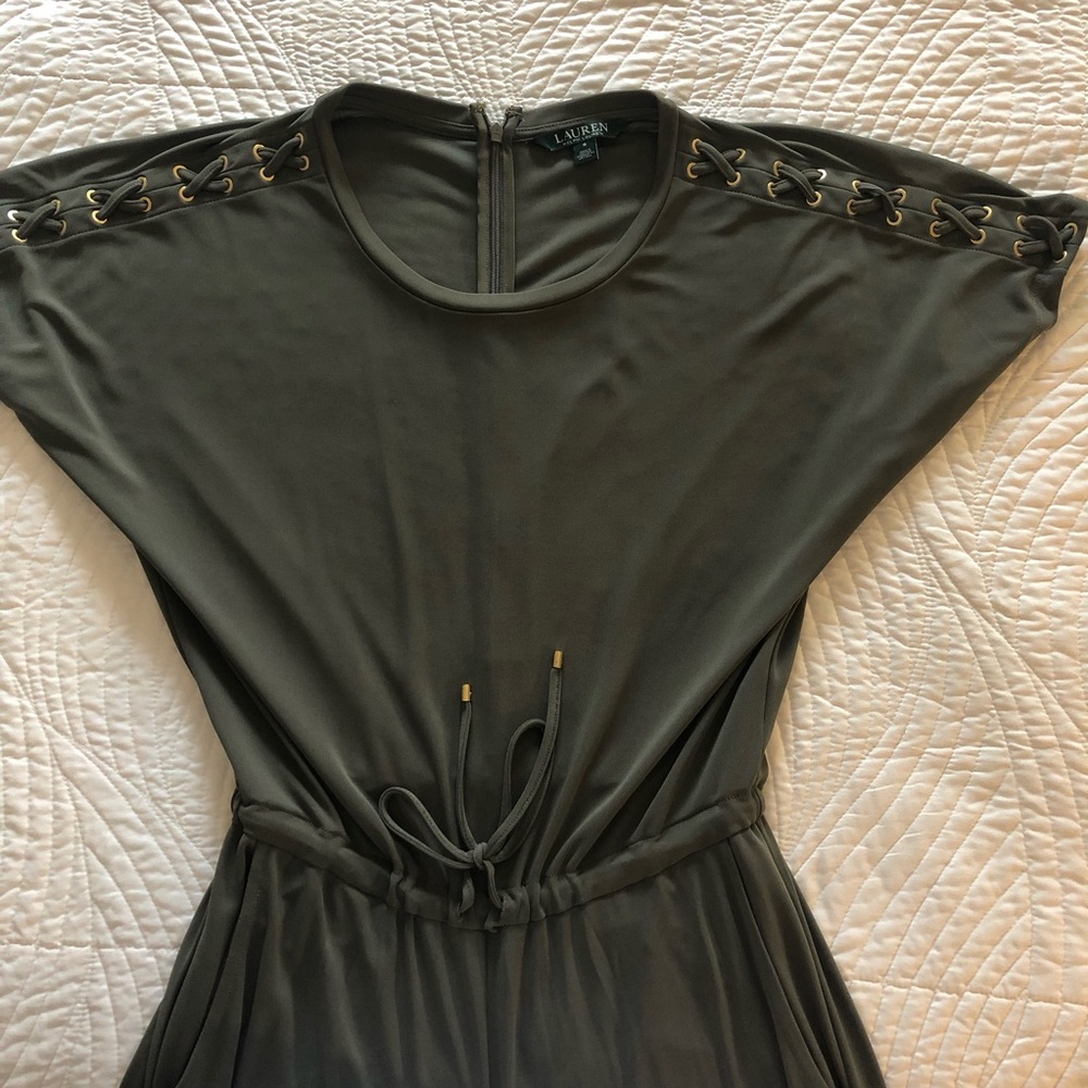 Matte Jersey tie Jumpsuit By Ralph laurent